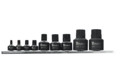 JUEGO DE TUBOS EXTRA-CORTOS MULTIESTRIADOS TAMPER 9 PZAS TITAN - comprar online