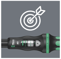 TORQUIMETRO ENCASTRE DE 1/4" 2.5 A 25 Nm CLICK-TORQUE A5 WERA en internet
