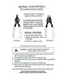 Juego 12 Pinzas Seeger Convertibles Interna / Externa Proto - AYR Tools