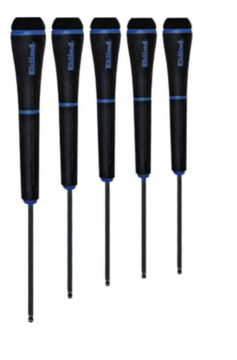 Set 5 Destornilladores Perilleros Allen Bola 1,5-4mm Eklind