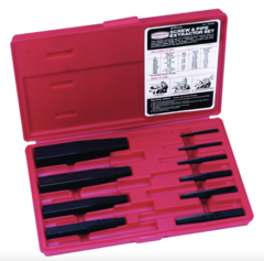 Set Extractores De Tornillos Rotos y Tubos 10 Pzas Proto