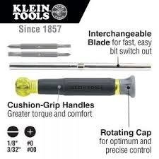 DESTORNILLADOR PERILLERO ELECTRONICA 4 EN 1 PHILLIPS / PLANO KLEIN - comprar online