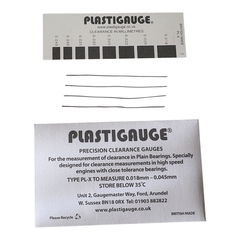 Set 4 Plastigauge / Plastigage 0.018mm - 0.045mm PL-X England - AYR Tools