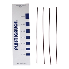 Set 4 Plastigauge / Plastigage 0.1 - 0.25mm (0.004 - 0.010") PL-B England - comprar online