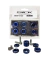 Set Bujes Y Tornillos De Cachas Azul Honda Tornado Xr250 - comprar online