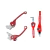 Manijas Palancas Rebatibles Flex Ukko Rojas Tornado Shop