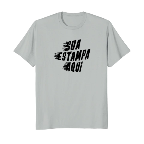 Camiseta Personalizada Tradicional Unisex Cores Claras - loja online