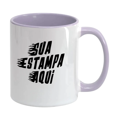 Caneca Cerâmica Diversas Cores - Arte e Criação Camisetas, Canecas Personalizados