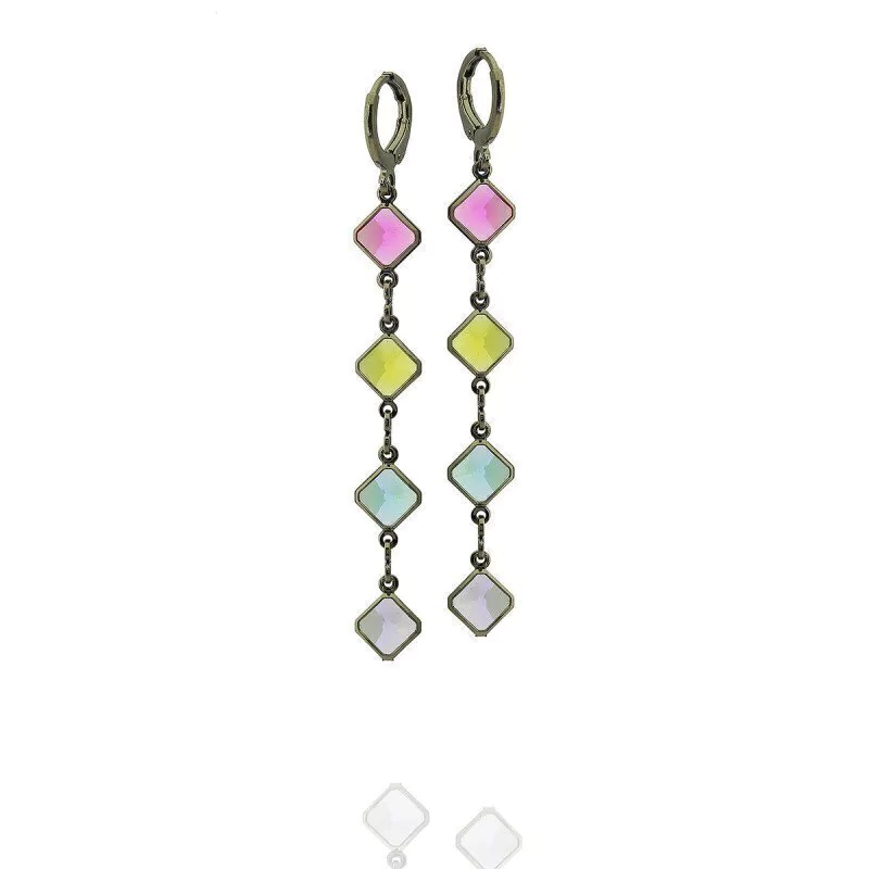 Brinco Argola com Pingente Colors