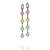 Brinco Argola com Pingente Colors