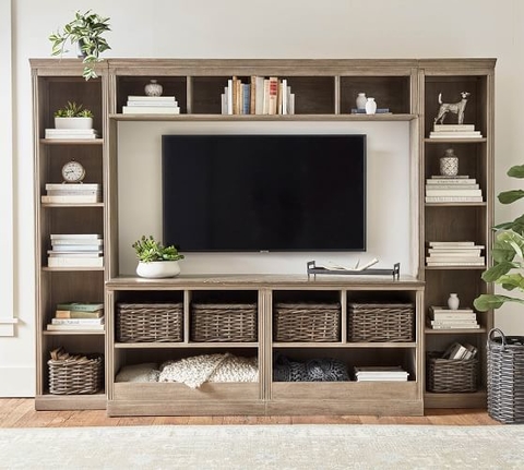 Mueble TV + Bibliteca