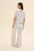 PIJAMA MANGAS CORTAS CON PALAZZO TALLE ESPECIAL FLORENCIA BONJOUR LULU (95.L2915E) en internet
