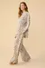 PIJAMA MANGA LARGA CON PALAZZO BONJOUR LULU (95.L3001) - comprar online