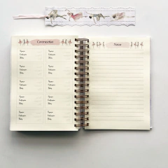 Agenda Semana a la Vista "Bailarinas" Formato Vertical