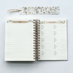 Agenda Semana a la Vista "Wildflower" Formato Horizontal - comprar online