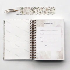Agenda Semana a la Vista "Wildflower" Formato Horizontal - C2designs