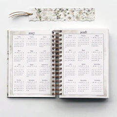 Agenda Semana a la Vista "Wildflower" Formato Horizontal - tienda online