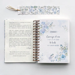 Agenda Diaria "Floral Blue"