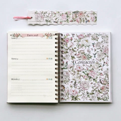 Agenda Semana a la Vista "Roses" Formato Horizontal - comprar online