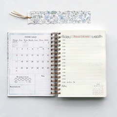 Agenda Diaria "Floral Blue" - comprar online