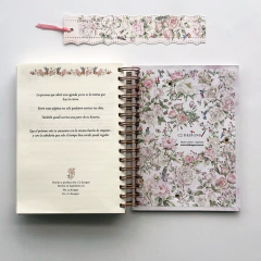 Agenda Semana a la Vista"Roses" Formato Vertical - tienda online