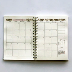 Agenda Semana a la Vista "Perritos" Formato Horizontal en internet