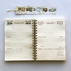 Imagen de Agenda Semana a la Vista "Kitten" Formato Horizontal