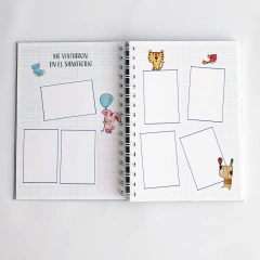 Imagen de El libro del Bebé "Conejitos Celeste"