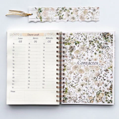 Imagen de Agenda Semana a la Vista "Wildflower" Formato Vertical