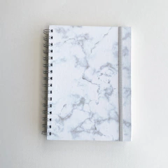 Cuaderno "Marmol Blanco