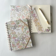 Set Chico: Cuaderno Flora + Ball Pen Flora + Market Bag de regalo! en internet