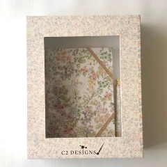 Set Caja Chica: Cuaderno Flora + Ball Pen Flora + Caja - comprar online