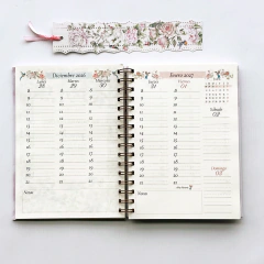 Imagen de Agenda Semana a la Vista"Roses" Formato Vertical
