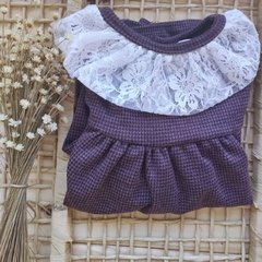 Bata com Gola em Renda - comprar online