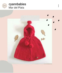 Ponchitos tejidos a mano - comprar online