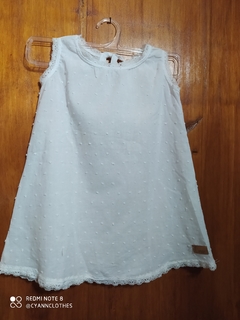 Vestido broderie liviano con bandana en internet
