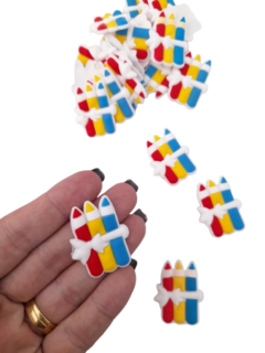 Aplique Emborrachado Trio de Lápis - comprar online
