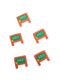 Aplique Emborrachado Lousa Laranja - comprar online