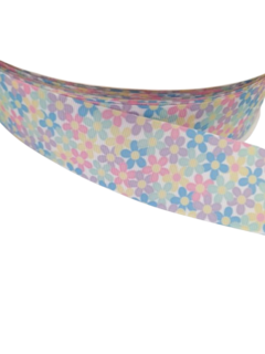 Fita Gorgorão Yama Estampada Flores Candy Color 2 metros na internet