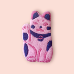 Alfombra Tufting Gato de la suerte rosa - comprar online