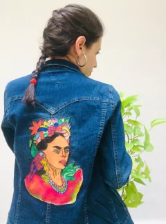 Campera de jean Frida - Comadres Tufting