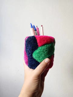 Lapicero Tufting Violeta y Verde en internet