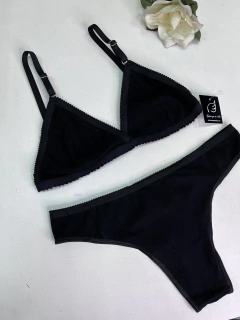 Conjunto Amelie negro en internet