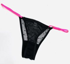 Less regulable frida y bretel fluo rosa fluo