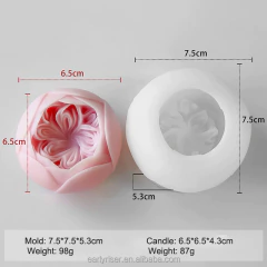 Molde Silicona Vela Rosa David Austin - comprar online