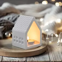 Molde Silicona Adorno Casitas Mini Faroles Concreto