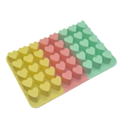 Molde Silicona Corazones Mini Gomitas Gelatina Chocolate
