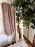 Manta Espiga roja MAS PUFF - Isolina deco home
