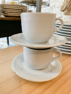 TAZA + PLATO DESAYUNO LABRADO (precio x 6) - comprar online