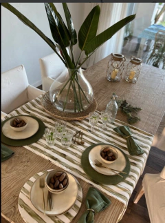 MANTEL TAN BAMBOO - tienda online